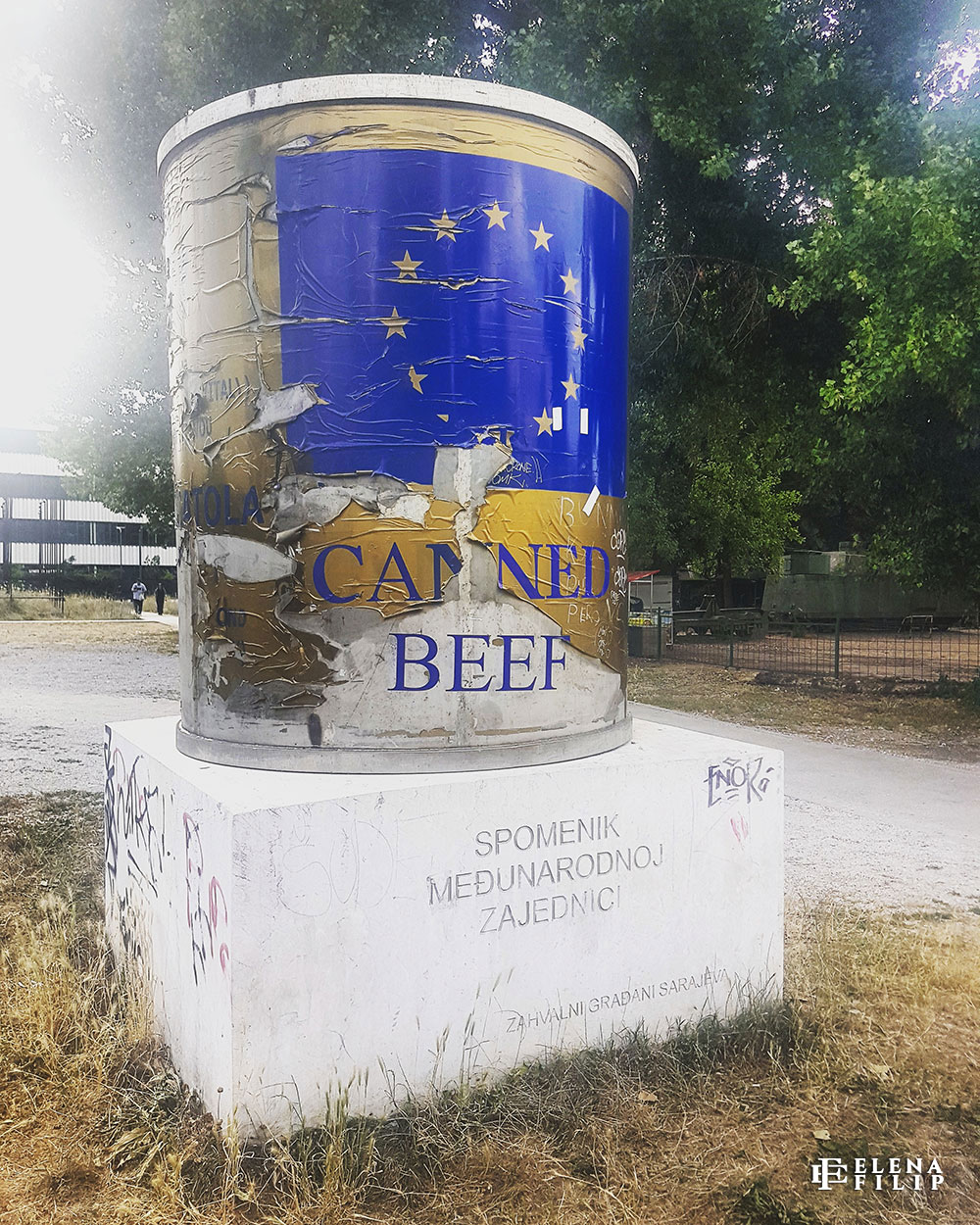 canned beef memorial sarajevo